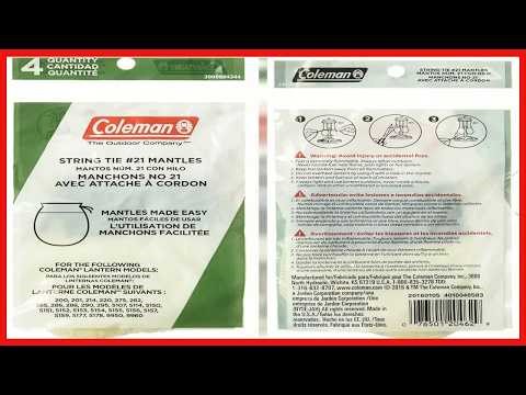 Coleman String Tie Mantles: Reliable Light for Every Outdoor Adventure