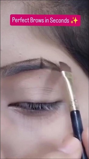 Perfect Brows in Seconds ✨ | Easy Eyebrow Shaping Hack