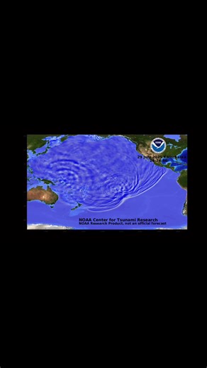 20K views · 189 reactions | The 8.8 magnitude earthquake that occurred earlier this week set the Pacific in motion for two days. This animation from NOAA shows how it’s not just one wave - it’s like the ripples in a pond after a rock is thrown in - just many times more powerful! | Jason Simpson | Facebook