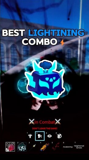 ⚡ BEST LIGHTNING COMBO in Blox Fruits PvP