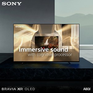 Turn any sound into a truly immersive experience! Advanced screen speaker technology with our Cognitive Processor of OLED A80J #SonyBraviaXR turns any sound source into an immersive sound experience. Know more: https://bit.ly/3tePdXJ Shop at SC: https://bit.ly/3wbvKsz | Sony India