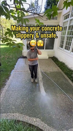Satisfying Patio Pressure Washing | How to Clean Concrete Like a Pro #homemaintenance #backyardgoals
