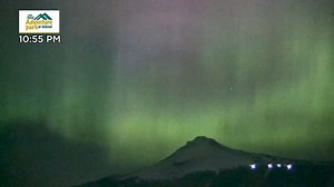 12K views · 342 reactions | TIME LAPSE: Incredible view of the Northern Lights from Mt. Hood, Oregon. Images taken from our Mt. Hood Skibowl camera. | Meteorologist Jeff Forgeron | Facebook