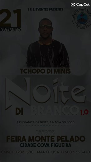 5.3K views · 51 reactions | Bu sta preparado ba vibra ku es Ganza Merka Dja no sta faze kuza nes Noite Branca so saude DjGanzado Deferente Continuaçao so Na Fera dia 21 de Novembro | Emarte Andrade | Facebook