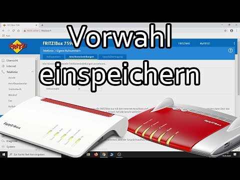 Fritzbox - Vorwahl einstellen