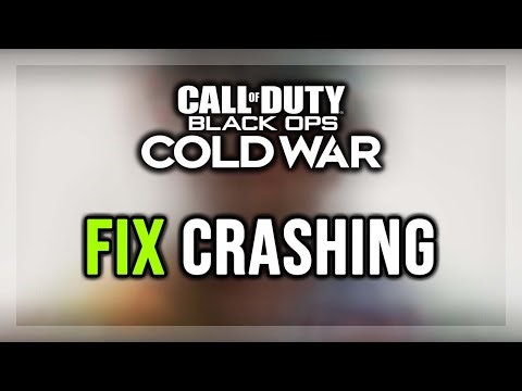 How to FIX COD: Black Ops Cold War Crashing/Crash on Startup/Crash to Desktop/Freezing