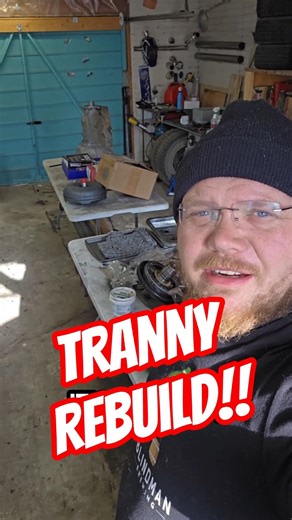 Ford AOD Transmission Rebuild! #diy #budget #mechanic #repair #foldingtable #automobile #shoplife