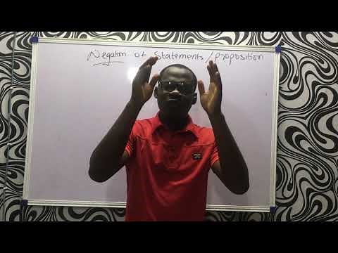 INTRODUCTION TO LOGIC AND LINEAR ALGEBRA | NEGATION | MTH | COMPUTER SCIENCE