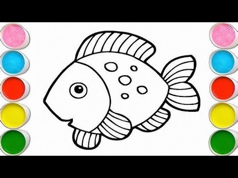 How to Draw a Fish | Easy & Colorful Drawing for Kids!