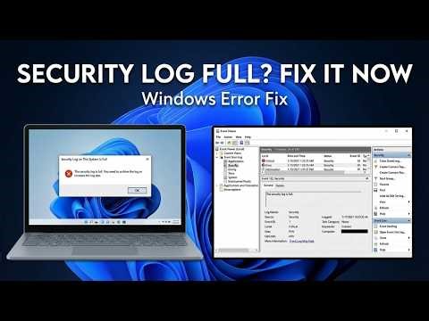How To Fix The Security Log on This System Is Full Error