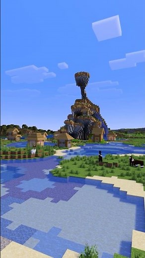 One Of The Minecraft Village Seeds Ever...