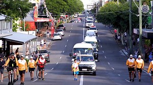 49K views · 600 reactions | The Gold Coast 2018 Commonwealth Games Queen’s Baton Relay is almost at its final destination. It hit the sunny Gold Coast this afternoon after being shown off to the people of Brisbane yesterday. It's been such an honour for our officers to be a part of this exciting journey! | Queensland Police Service | Facebook