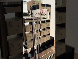 Miniature ASRS with Small Stacker Crane & Light Loads using Arduino, RFID & IoT. (my thesis defense)