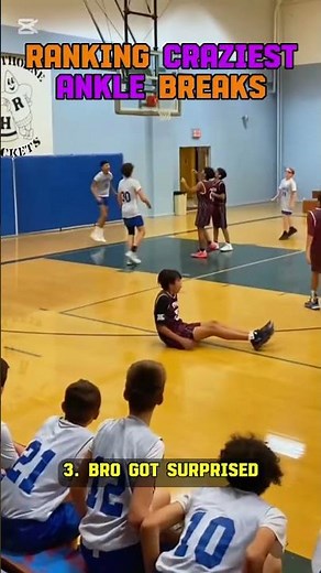 Ranking the CRAZIEST Basketball Ankle Breaks 🤯🏀 #basketball