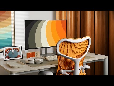 Tech Meets Mid-Century Modern | Herman Miller Desk Setup Tour!
