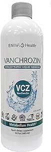 Eniva Health VANCHROZIN Liquid Ionic Minerals Supplement, Vanadium, Chromium & Zinc, Diabetic Friendly, 16 Fl Oz, 96 Servings