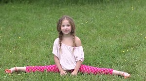 Little Girl Gets Off Split On Stock Footage Video (100% Royalty-free) 6383057 | Shutterstock
