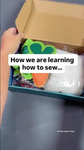 Learning how to sew with this kit #budgetcrafting #diy #learntosew