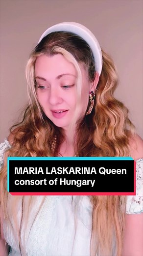 🥰Maria Laskarina was a Queen consort of Hungary by marriage to Béla IV of Hungary. 🥰In 1218, Maria was married to prince Béla of Hungary. 🥰Bride and groom were about twelve-years-old. 🥰Béla separated from his wife in the first half of 1222 upon his father’s demand.However, Pope Honorius refused to declare the marriage illegal.Béla accepted the Pope’s decision and took refuge in Austria from his father’s anger. 🥰He returned, together with his wife, only after the prelates had in the first ha