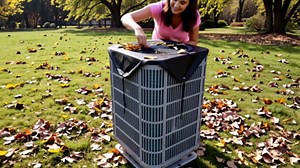 Central Air Conditioner Covers for Outside 36" x 36" Breathable AC Condenser Compressor Cover for Outside Unit Mesh Heat Pump Cover Stops Pine Needles, Debris & Leaves All Season - 36" x 36"