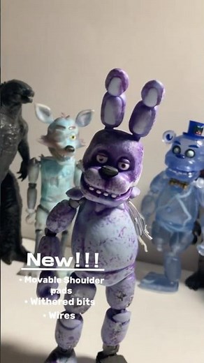 Custom Withered Bonnie figure (Part 2)#fnaf