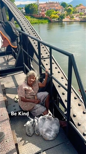 Bridge Over The River Kwai & The Old Woman #bekind #kanchanaburi #riverkwai #thailand #travel 2026