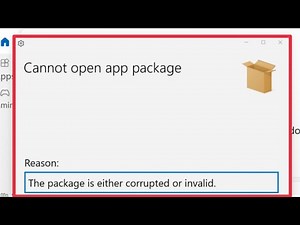 Pc || APK Installer Cannot open app package || The package is either corrupted or invalid Problem