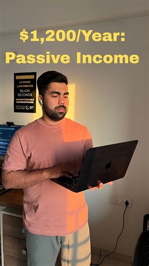 Manish on Instagram: "Most people chase quick returns. Dividends reward patience 🧘 This is part of a series where I share passive income and side hustle ideas that I’ve personally tried Save this reel and follow @notesbymanish for more videos like this ⬆️"