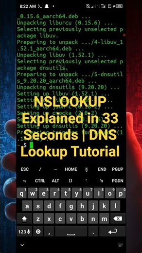 NSLOOKUP Explained in 33 Seconds | DNS Lookup Tutorial
