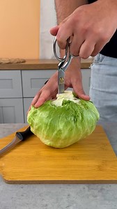 Easy lettuce cutting method #easy #lettuce #cutting | Beamish DIY