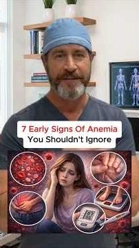 7 Early Signs Of Anemia You Shouldn't Ignore #anemia #healthtip #usa #usa🇺🇸