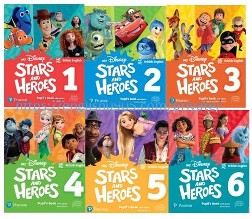 Download My Disney Stars and Heroes: PDF, audio, video, test, flash card, resources | English Lover