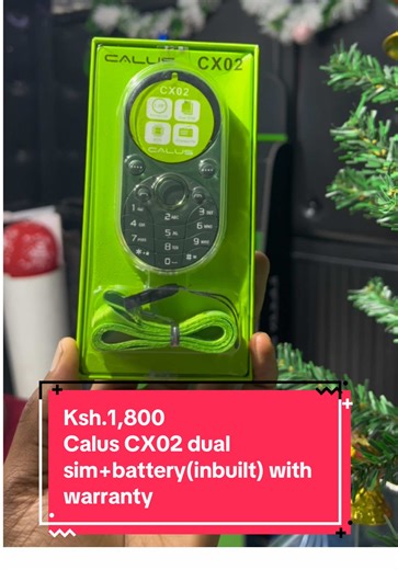 Calus CX02 Dual SIM Phone with Inbuilt Battery