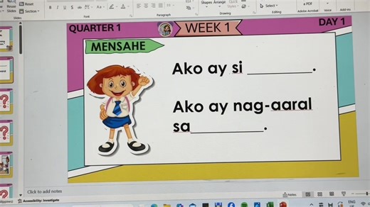 QUARTER 1 Week 1 Ppt Lesson & Worksheets #kindergartenready #kindergartenlife #kindergartenteacher #kindergartenlife #kindergartenactivities #kinder #kindergarten #activityforkids #ilovekindergarten