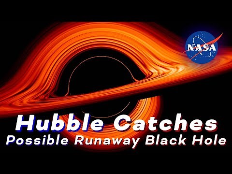 Hubble Catches Possible Runaway Black Hole