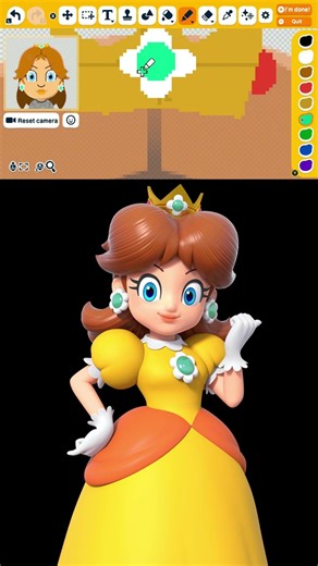 How to make Daisy from Super Mario #daisy #supermario