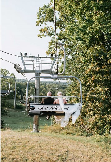 You almost forgot this is the point #mountainwedding #skilift #londonontario #ontariophotographer