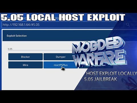 Hosting PS4 5.05 Exploit Locally + Adding custom payloads (5.05 Jailbreak)