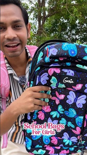 Best Stylish Backpack for Girls 🎒 Butterfly Print Genie Bag
