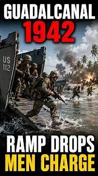 Guadalcanal 1942 — Ramp Drops, Men Charge