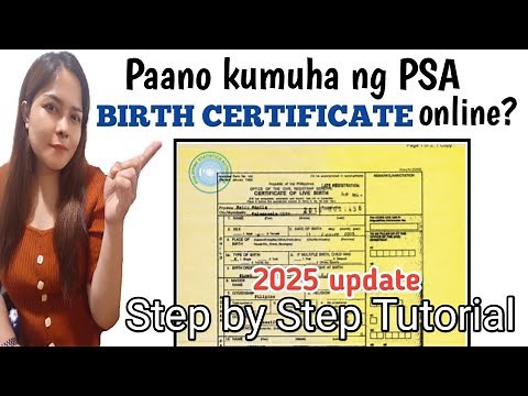 Paano kumuha ng PSA BIRTH CERTIFICATE online? 2025 update!