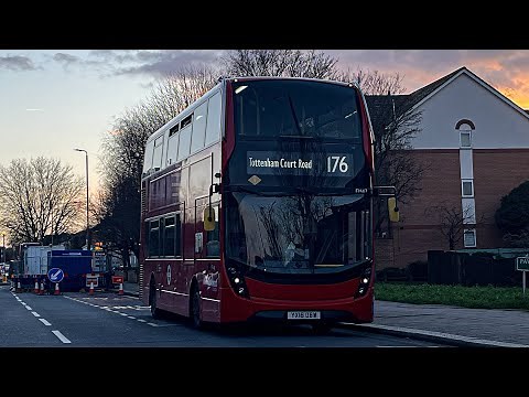 Full Route Visual | London Bus Route 176: Penge - Tottenham Court Road | E400MMC EH42 (YX16 OBW)