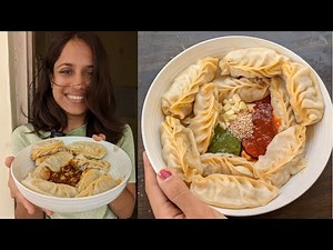 सबसे आसान मोमोज की रेसिपी | Chilly oil Momos in 5 Min Recipe 😋😋 | So Saute