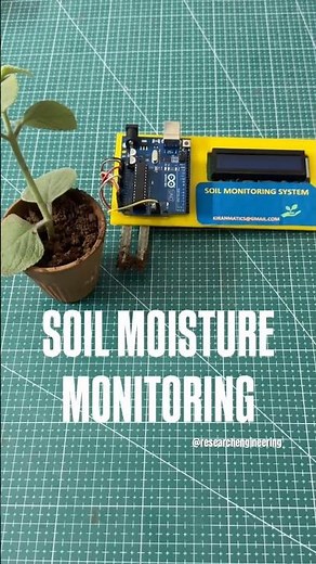 DIY Soil moisture monitoring #arduino