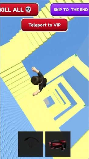 One Wrong Jump = LOSE! VIP Tower Challenge ⚠️ #roblox #ytshorts #trending #shortyz