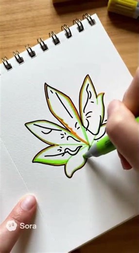 How To Draw A Cannabis Leaf #2025 #cannabis #marijuana #mota #art #drawing #sora2 #freedom #culture