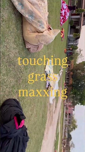 how to touch grass the right way #touchgrass