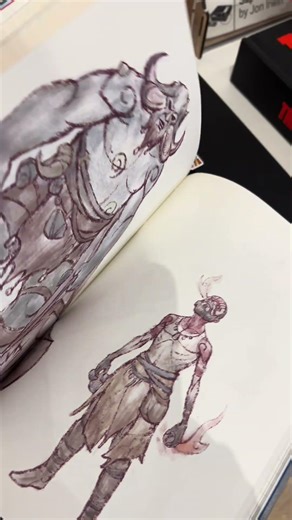 When you need a beautiful God of War themed notebook for your journalling needs…