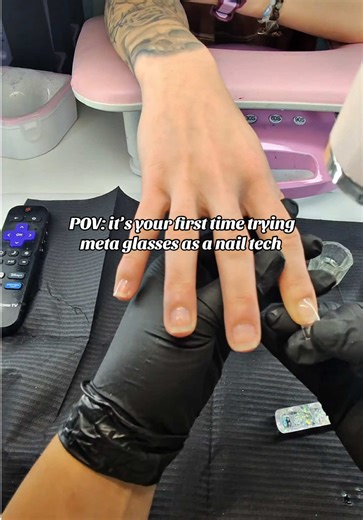 First Experience with Meta Glasses as a Nail Tech