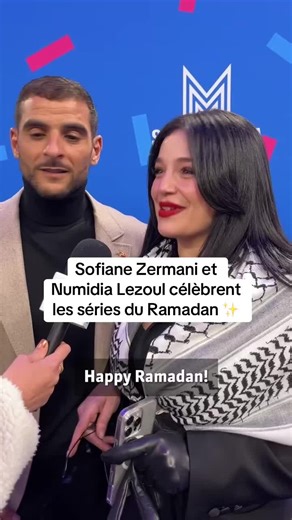 Sofiane Zermani et Numidia Lezoul célèbrent les séries
